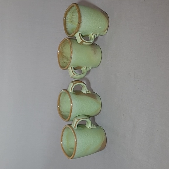 Frankoma Pottery Plainsman Prairie Green 5CC Handled Cups - Picture 12 of 12